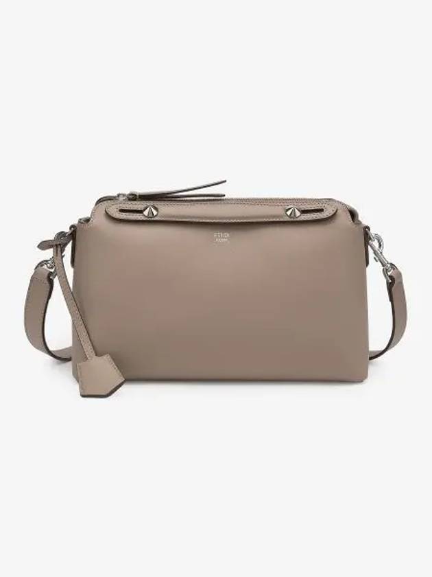 By The Way Boston Leather Medium Tote Bag Beige - FENDI - BALAAN 2