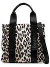 Leopard Tech Small Tote Bag - GANNI - BALAAN 1