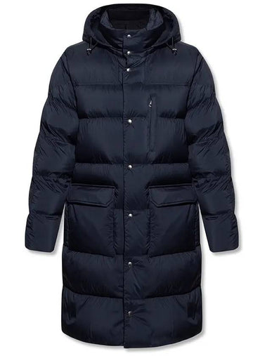 Men's Clichy Down Long Padding Navy - MONCLER - BALAAN 1