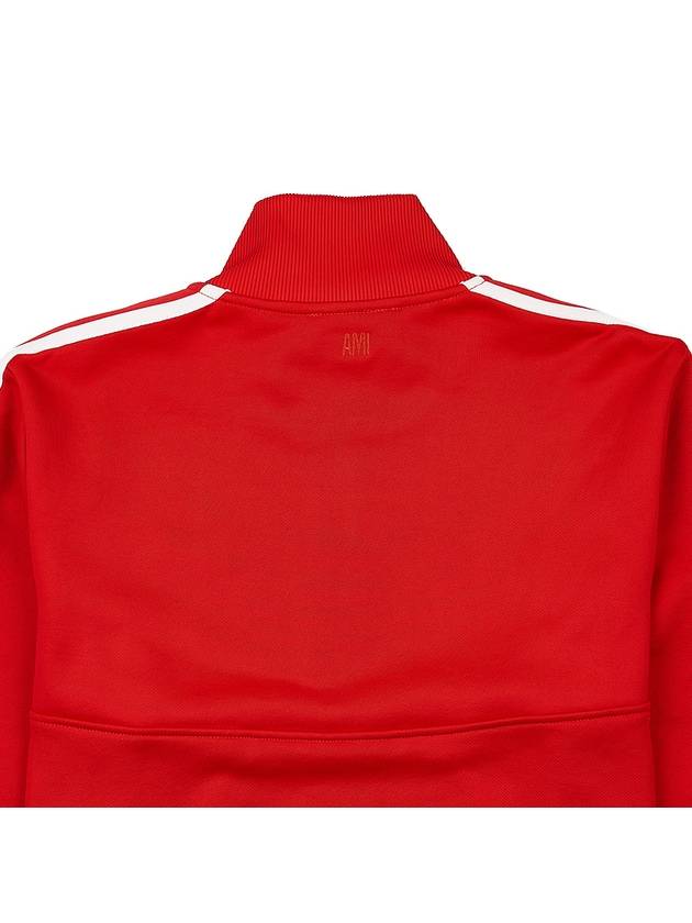 Track Quarter Zipper Sweatshirt Red - AMI - BALAAN 8