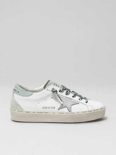 Hi Star Suede Low Top Sneakers Grey White - GOLDEN GOOSE - BALAAN 2