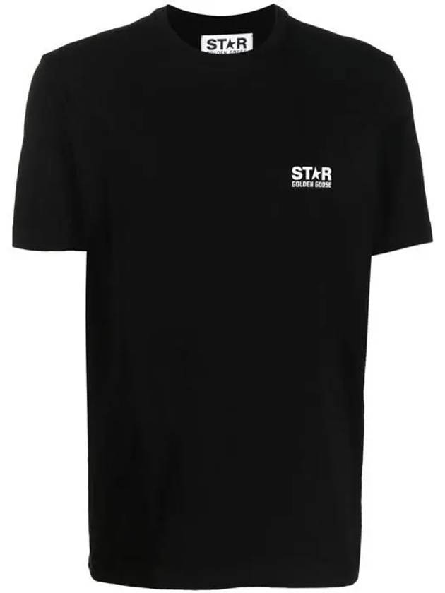 Star Collection Logo Short Sleeve T-Shirt Black - GOLDEN GOOSE - BALAAN 2