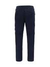 Compass Badge Gabardine Cargo Straight Pants Navy - STONE ISLAND - BALAAN 3