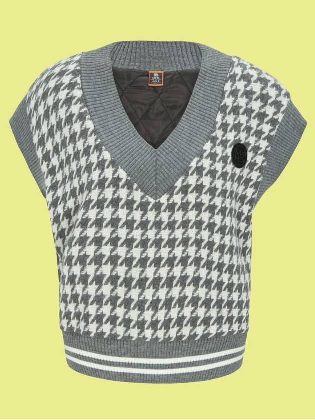 Vest Cardigan Black Label Padded Lining Knit Vest GV40448 - MAHES - BALAAN 1