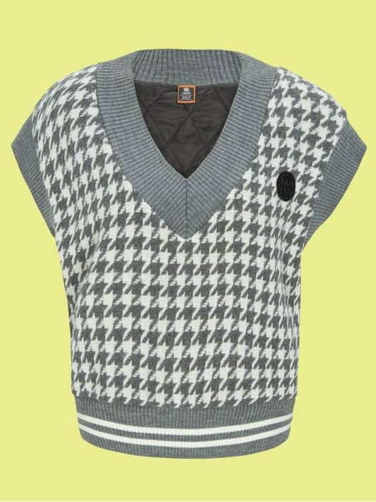 Vest Cardigan Black Label Padded Lining Knit Vest GV40448 - MAHES - BALAAN 1