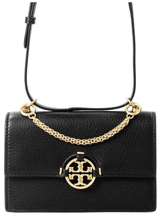 Miller Chain Tote Mini Bag Black - TORY BURCH - BALAAN 2