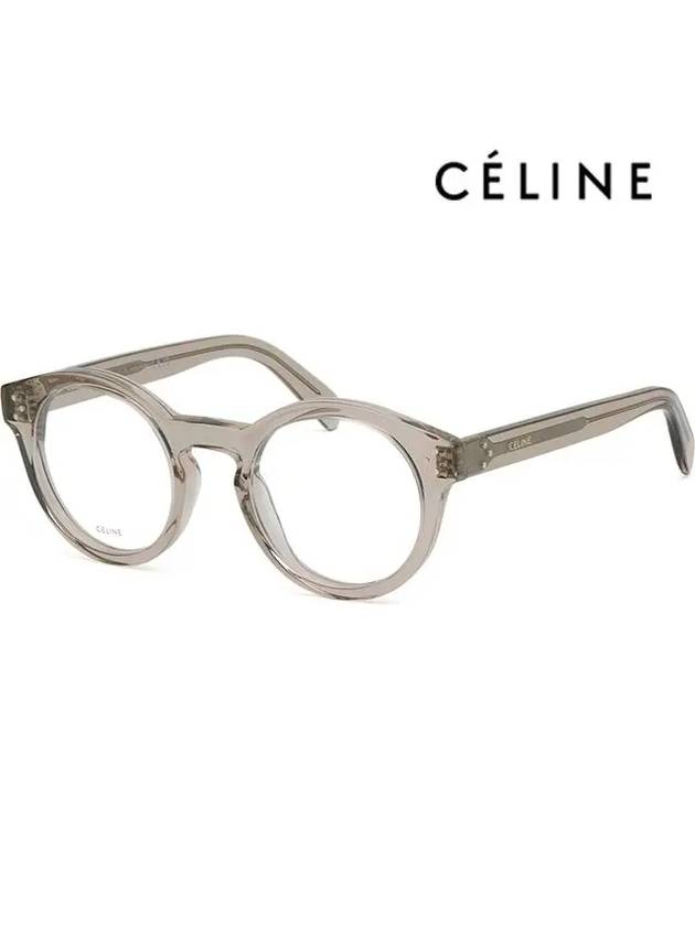 Glasses frame CL50091I 059 transparent round horn - CELINE - BALAAN 1