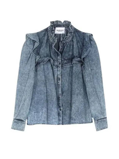 Idety Blouse Blue - ISABEL MARANT - BALAAN 2