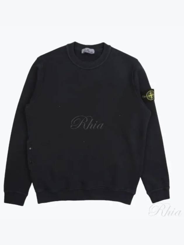 61241 V0120 811561241 Old Effect Waffen Logo Patch Men s Sweatshirt - STONE ISLAND - BALAAN 1