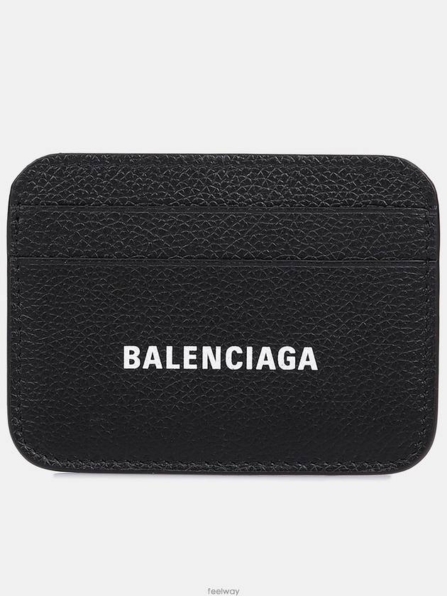 Cash Logo Card Wallet Black - BALENCIAGA - BALAAN 3