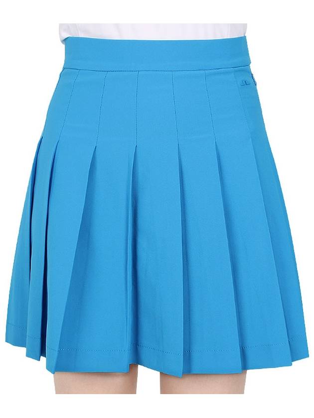 Women's Adina Golf Skirt Brilliant Blue - J.LINDEBERG - BALAAN 7