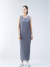 Pleated please basic long dress - ISSEY MIYAKE - BALAAN 6