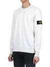 Crewneck Soft Cotton Knit Top White - STONE ISLAND - BALAAN 4