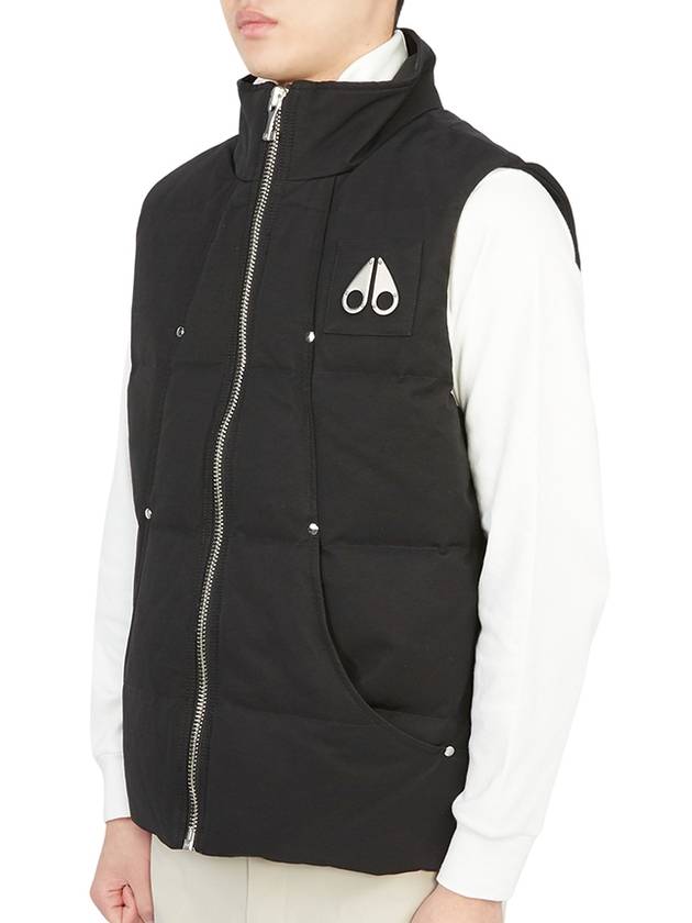 Logo Montreal Padded Vest Black - MOOSE KNUCKLES - BALAAN 6