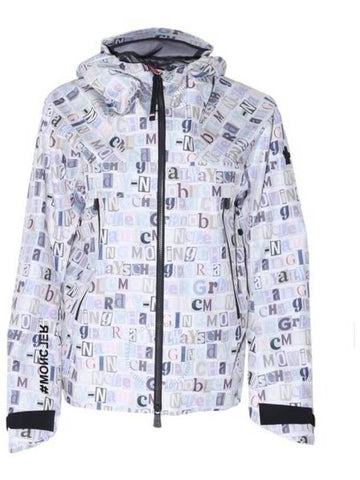 Moncler Tullins All Over Print Hooded Jacket, Brand Size 1 (Small) - MONCLER - BALAAN 1