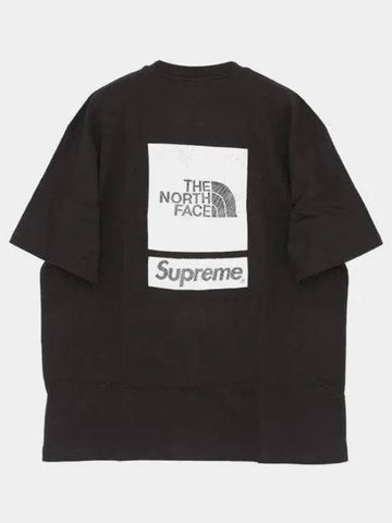 The North Face Collaboration Top Short Sleeve Men s T Shirt SS24KN1 BLACK 1039956 - SUPREME - BALAAN 1