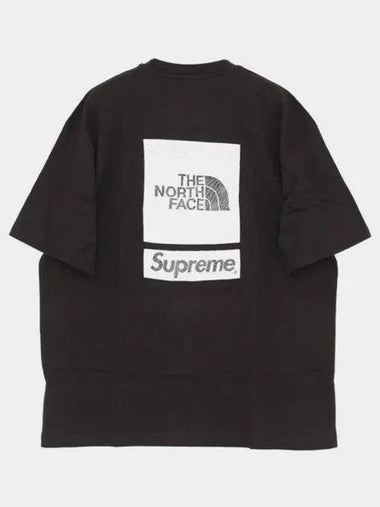 Collaboration Top Short Sleeve Men s T Shirt SS24KN1 BLACK 271773 1039956 - THE NORTH FACE - BALAAN 1