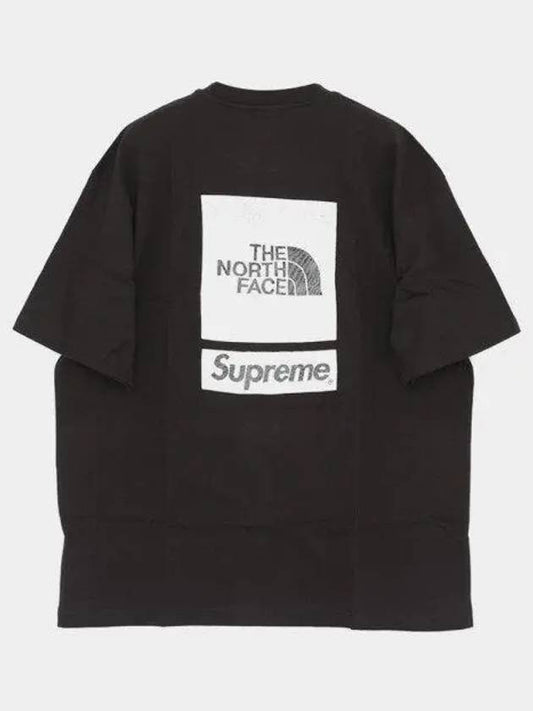 Collaboration Top Short Sleeve Men s T Shirt SS24KN1 BLACK 1039956 - THE NORTH FACE - BALAAN 1