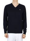 Lymann V Neck Knit Top Navy - J.LINDEBERG - BALAAN 2