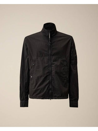 Tylon L Zipper Long Sleeve Shirt Black - CP COMPANY - BALAAN 2