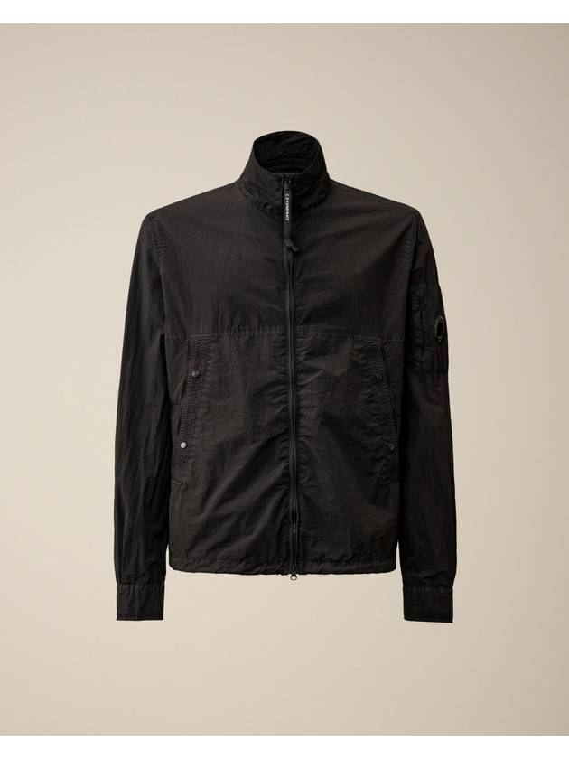 Tylon L Zipper Long Sleeve Shirt Black - CP COMPANY - BALAAN 1