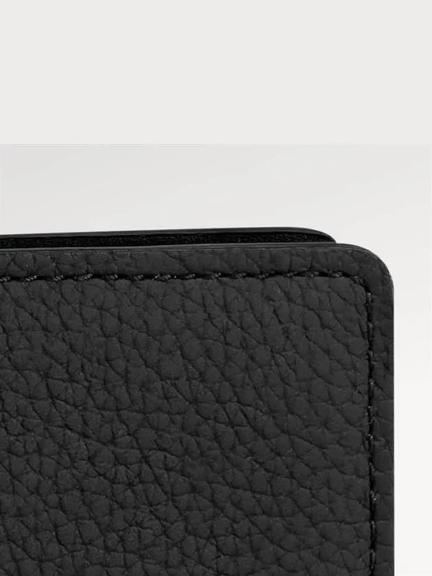 Aerogram Pocket Organizer Card Wallet Black - LOUIS VUITTON - BALAAN 5