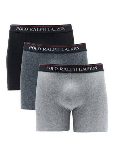 Stretch Cotton Boxer Briefs 3 Pack Multi - POLO RALPH LAUREN - BALAAN 1