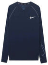 Men's Pro Dri-Fit Slim Long Sleeve T-Shirt Navy - NIKE - BALAAN 2