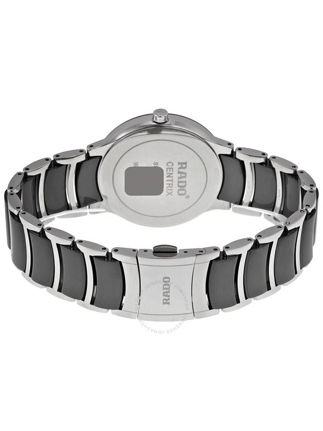 Rado Centrix Quartz Black Dial Black Ceramic Unisex  Watch R30934712 - RADO - BALAAN 3