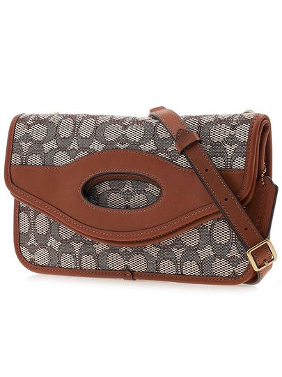 Crossbody in Signature Jacquard CA358 COCOA BURNISHED AMB - COACH - BALAAN 2