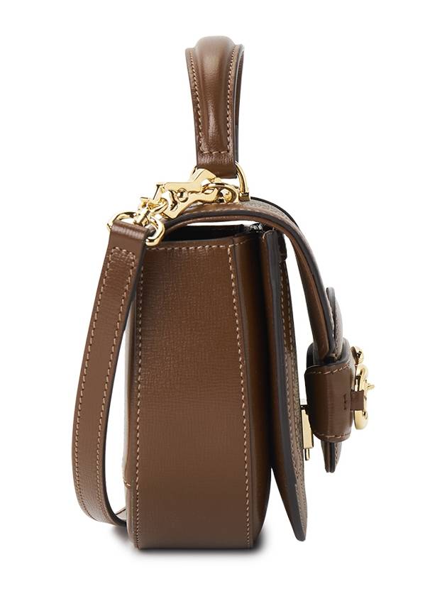 Horsebit 1955 Mini Top Handle Cross Bag Beige Brown - GUCCI - BALAAN 3