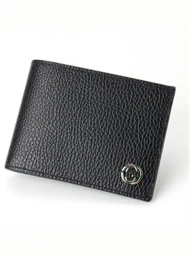 Interlocking two tone men s half wallet 270418 - GUCCI - BALAAN 1