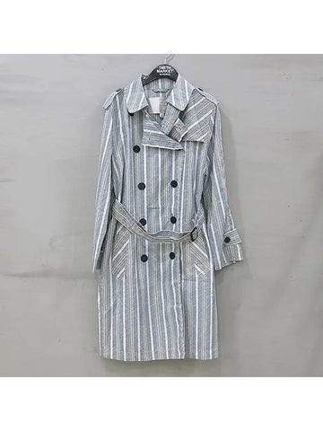 Smith Market Striped Coat Women s Clothing - COACH - BALAAN 1