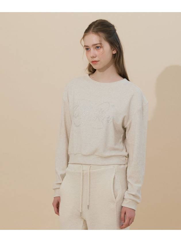 wool terry knit ivory - ETRE AU SOMMET - BALAAN 3