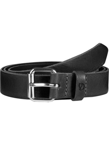 Singi 2.5cm Leather Belt Black - FJALL RAVEN - BALAAN 1