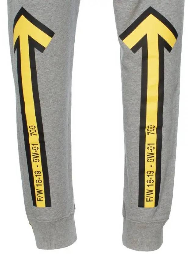 Arrow printing training jogger pants OMCH008E - OFF WHITE - BALAAN 10