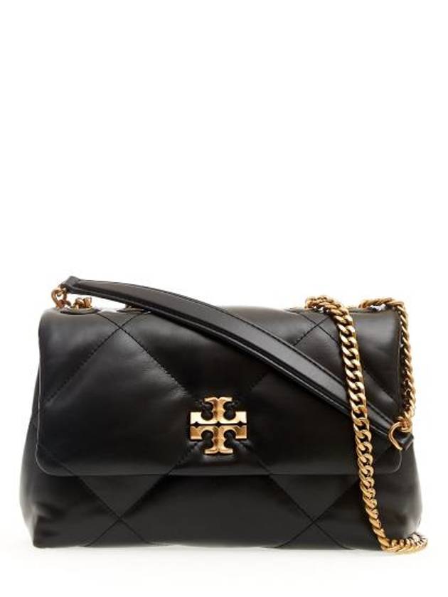 Kira Diamond Quilted Shoulder Bag Black - TORY BURCH - BALAAN 1