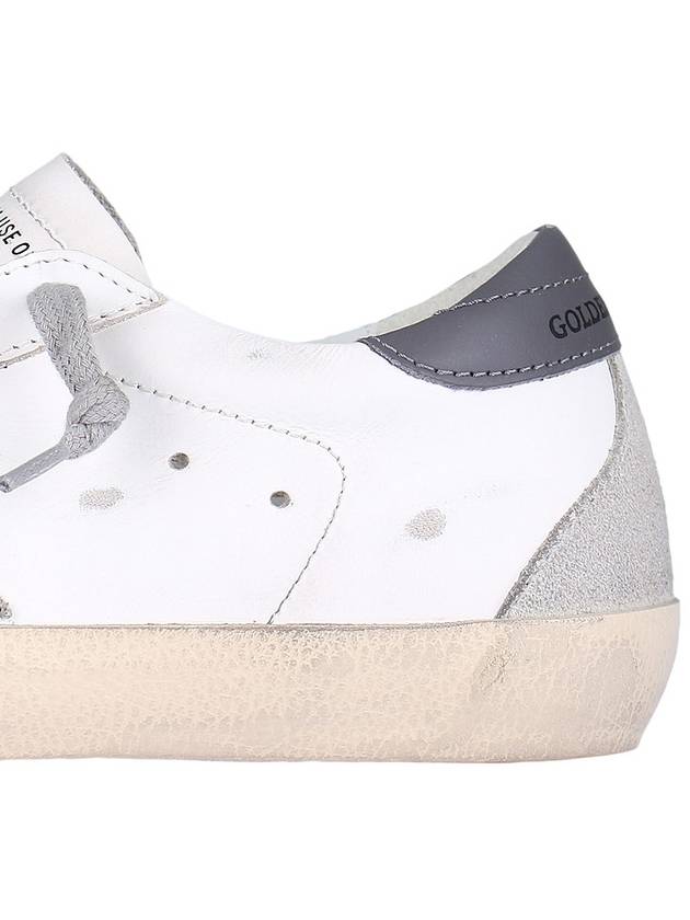 Superstar Leather Low Top Sneakers Grey White - GOLDEN GOOSE - BALAAN 7