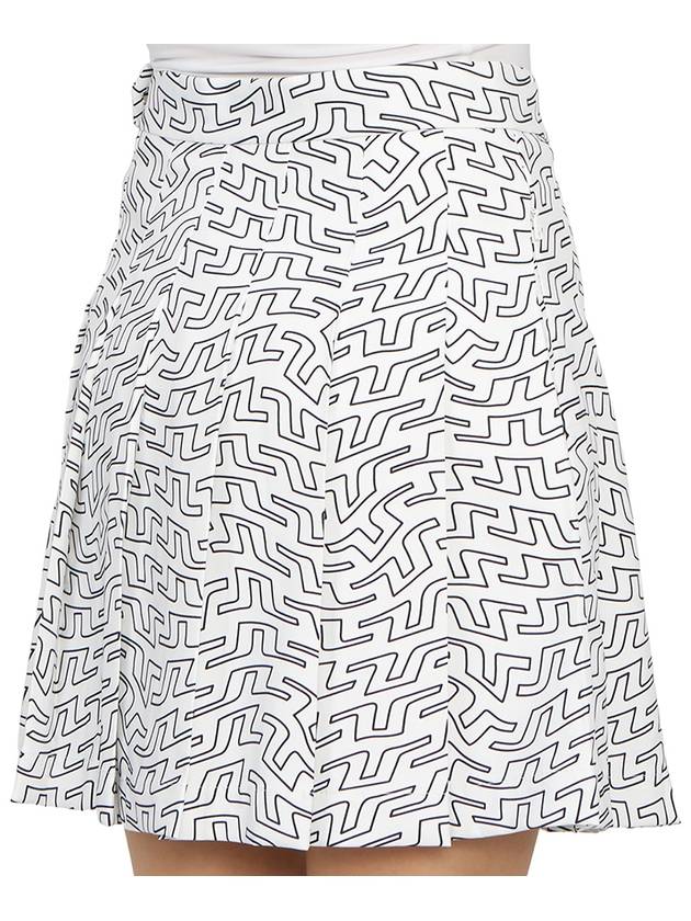 Women's Adina Print Skirt White - J.LINDEBERG - BALAAN 11