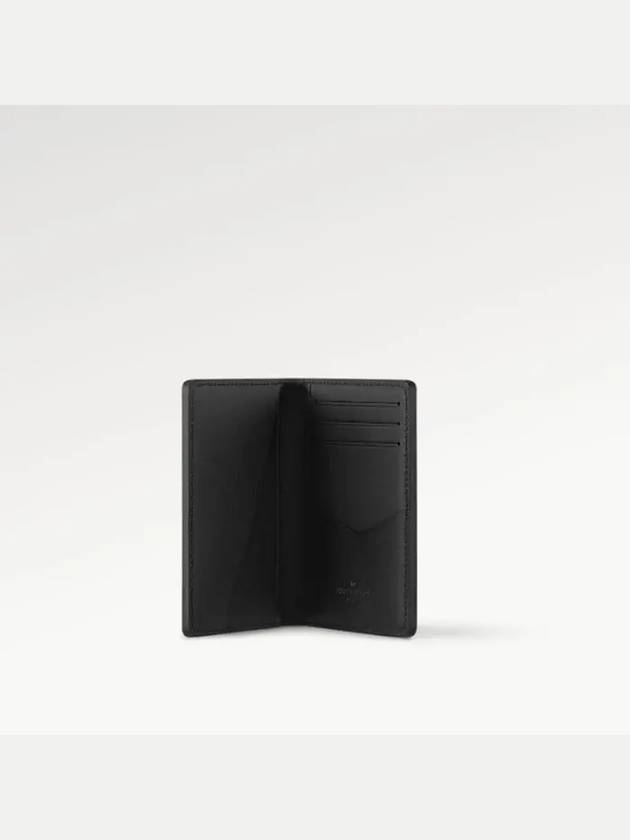 Aerogram Pocket Organizer Card Wallet Black - LOUIS VUITTON - BALAAN 5