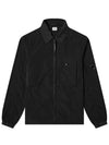 Lens Wappen Nylon Zip-Up Jacket Black - CP COMPANY - BALAAN 2