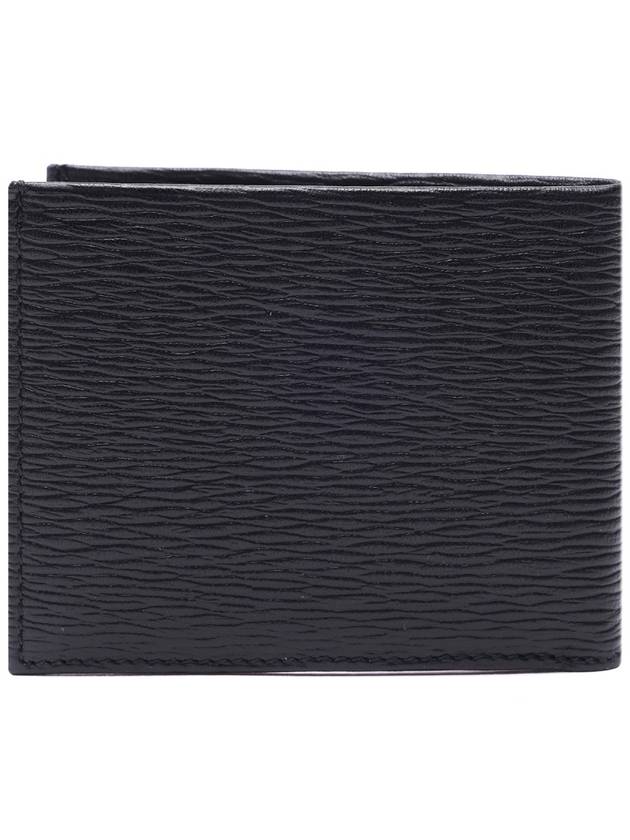 Gancini Half Wallet Black - SALVATORE FERRAGAMO - BALAAN 5