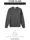 Wappen Patch Crew Neck Sweatshirt Charcoal - STONE ISLAND - BALAAN 3