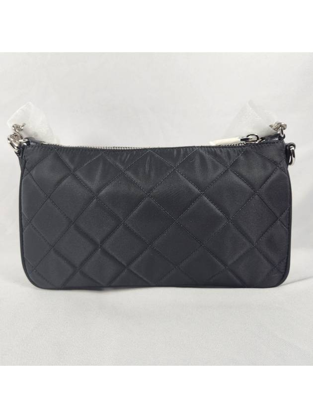 Pocono Quilted Chain Shoulder Bag Black - PRADA - BALAAN 3