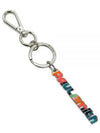 Logo Key Holder Orange Blue - PAUL SMITH - BALAAN.