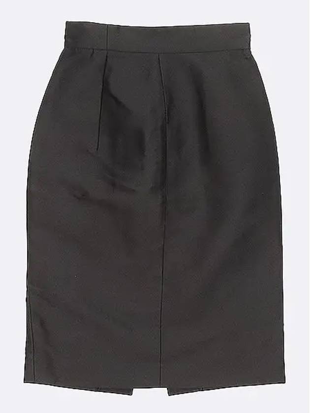 Black color cotton skirt - SAINT LAURENT - BALAAN 1