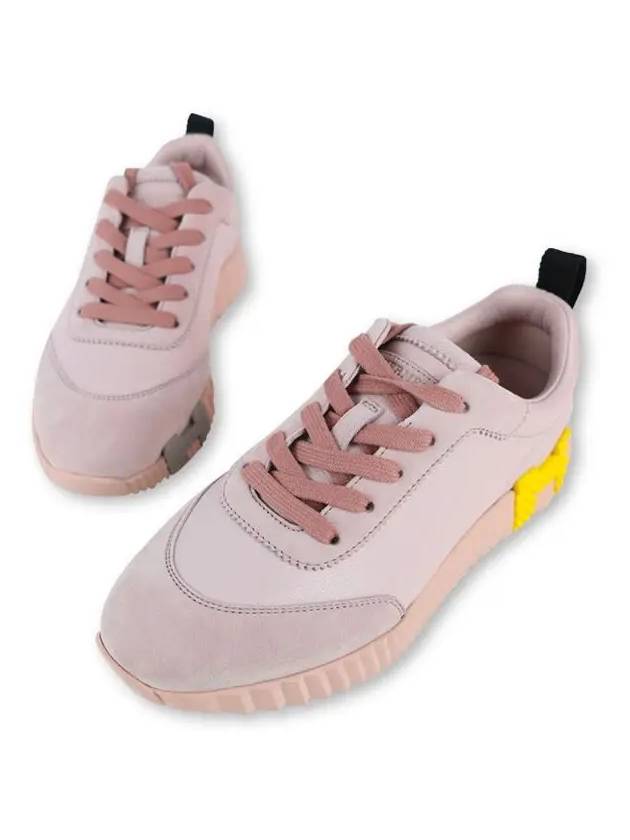 Bouncing Low Top Sneakers Rose Porcelai - HERMES - BALAAN 2