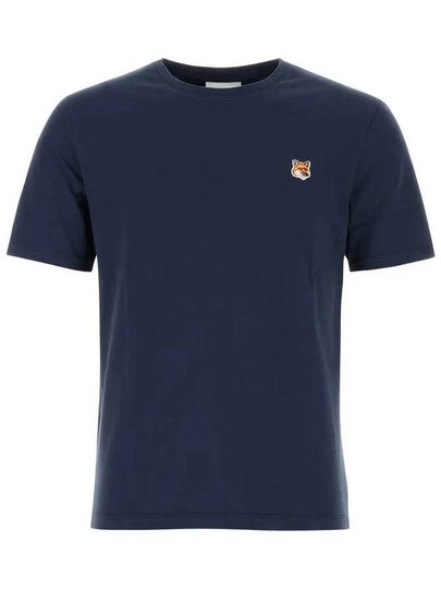 Fox Head Patch Classic Short Sleeve T-Shirt Ink Blue - MAISON KITSUNE - BALAAN 2