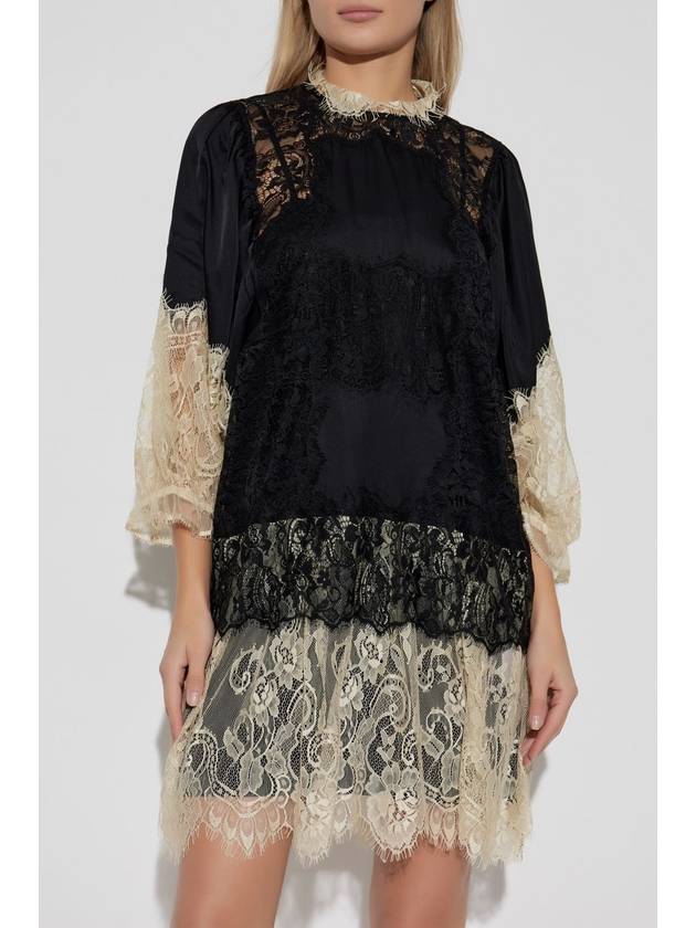 Munthe Lace Dress, Women's, Black - MUNTHE - BALAAN 3