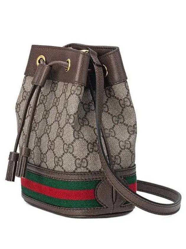 Ophidia GG Mini Bucket Bag Brown - GUCCI - BALAAN 4